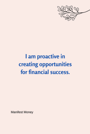 Manifest money tips 6