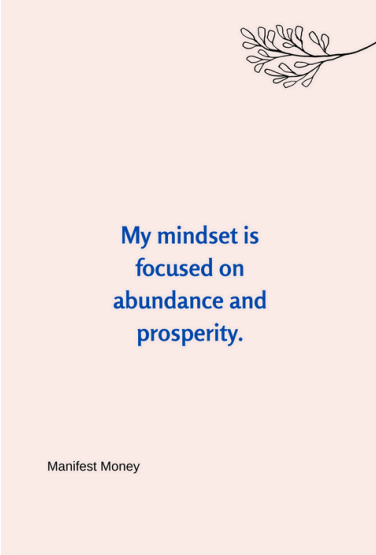 Manifest money tips 4