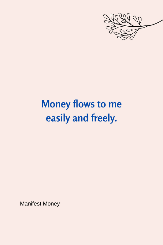 Money Manifestation Digital Printable cards 2