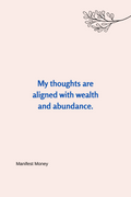 Money Manifestation Digital Printable cards 4