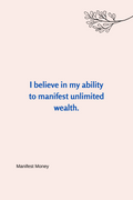 Money Manifestation Digital Printable cards 5