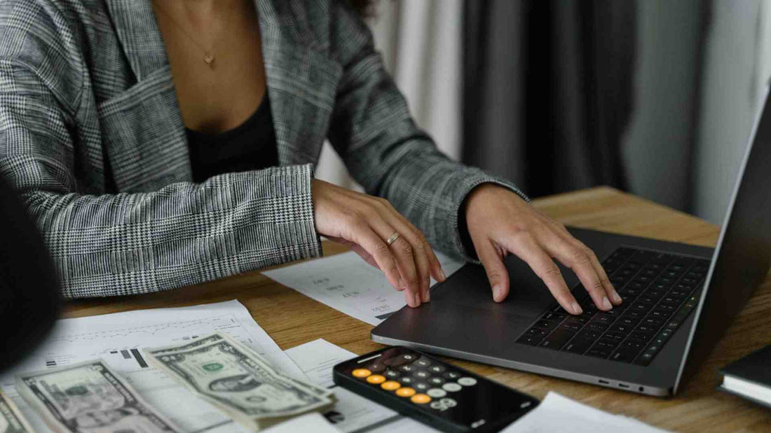 lady with computer